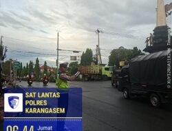 Ciptakan Kelancaran Arus Lalu Lintas, Personil Lantas Lakukan Gatur Lalin di Ktl 2