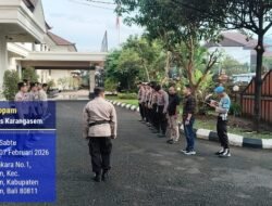 Antisipasi Pelanggaran Personil dalam Pelaksanaan Tugas, Sat Lantas Laksanakan Serah Terima Tugas Jaga