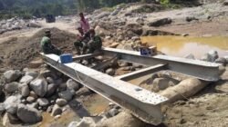 Progres Pembangunan Jembatan Darurat Desa Bergang Capai 100 Persen