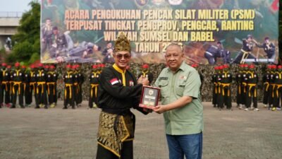Pengukuhan Pengurus Pencak Silat Militer Wilayah Sumsel dan Babel Tahun 2026 : “Perkuat Jati Diri Prajurit dan Pelestari Budaya Bangsa