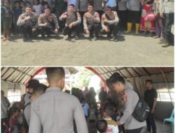 Mahasiswa STIK Angkatan ke-83 Laksanakan Manajemen Logistik, Trauma Healing, dan Bakti Sosial di Kecamatan Jangka