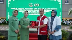 Aksi Kemanusiaan : Cara Persit KCK II/Sriwijaya Maknai Usia ke-80 Dengan Mengabdi Setulus hati