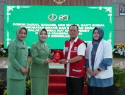 Aksi Kemanusiaan : Cara Persit KCK II/Sriwijaya Maknai Usia ke-80 Dengan Mengabdi Setulus hati