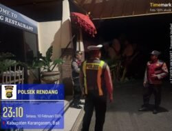 Cegah dan Antisipasi Gangguan Kamtibmas, Personil Polsek Rendang Tingkatkan Patroli 