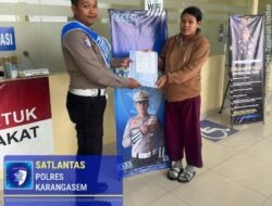 Wujudkan Pelayanan Prima, Satlantas Polres Karangasem Terima Apresiasi Terkait Layanan BPKB
