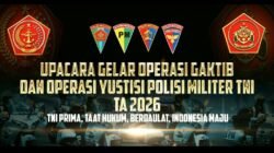 Polisi Militer Gelar Operasi Gaktib dan Yustisi TA 2026