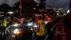 Patroli Malam Hari Satgas Ops, Berikan Himbauan Pengendara Utamakan Keselamatan Saat Berkendara