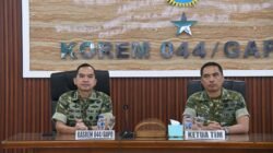 Jelang Sertijab Danrem 044/Gapo, Korem 044/Gapo Jalani Verifikasi Oleh Itdam II/Swj