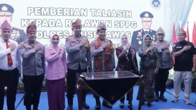 Kapolda Sumsel Hadiri Peresmian Pusat, Wakapolda Launching SPPG Musi Rawas Untuk Generasi Emas