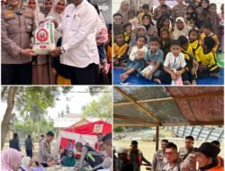 Mahasiswa PTIK Angkatan 83 Gelar Pengabdian Masyarakat Bantu Warga Terdampak Bencana di Bireuen