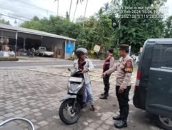 Jaga Kondusifitas Situasi Kamtibmas, Polsek Selat Intensifkan Patroli 