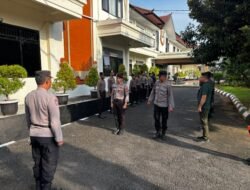 Laksanakan Tugas Penuh Tanggungjawab, Sat Lantas Polres Karangasem Lakukan Apel Serah Terima Tugas Jaga