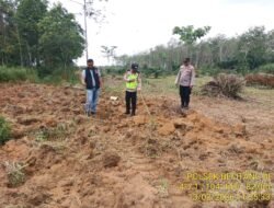 Dukung Ketahan Pangan Polsek Belitang III Terus Lakukan Pendampingan