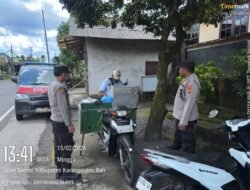 Rutinitas Polsek Selat, Gelar Patroli Jaga Keamanan Wilayah