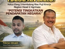 Kepemimpinan Baru, Harapan Baru! Ketua Elang 3 Hambalang Riau Puji Kinerja Region Head 2 Agrinas: “Potensi Tingkatkan Pendapatan Negara!”