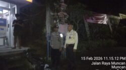 Jaga Kondusifitas Situasi Kamtibmas, Polsek Selat Tingkatkan Giat Blue Light Patrol