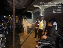 Rutinitas Patroli Polsek Rendang, Pantau Situasi Wilayah Cegah Gangguan Keamanan