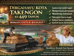 Rumah Tani Nusantara Gaungkan Semangat “Bersatu untuk Bangkit” di HUT ke-449 Takengon