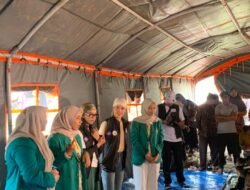 Mahasiswa FKIP USK Gelar Trauma Healing Bersama Cinta Laura di Desa Uning Mas