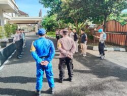 Pergantian Tugas Piket di Mako, Sat Lantas Polres Karangasem Ikuti Serah Terima Tugas Jaga