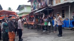 Polres Aceh Tengah Lakukan Pengamanan dan Pengaturan di Pasar Daging Meugang