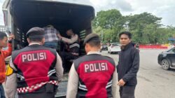 Operasi Pekat Musi 2026: Ditsamapta Polda Sumsel Amankan Tiga Juru Parkir Liar di Pasar 16 Ilir