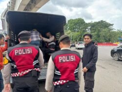 Operasi Pekat Musi 2026: Ditsamapta Polda Sumsel Amankan Tiga Juru Parkir Liar di Pasar 16 Ilir