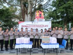 Polres Aceh Tengah dan Mahasiswa STIK Angkatan 83 Berbagi Takjil, Tebar Berkah Ramadhan