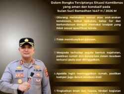 Kapolres Aceh Timur Imbau Warga Jaga Kondusivitas Selama Ramadhan 1447 H