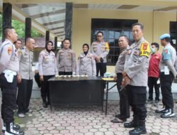 Giat Test Urine Terhadap PJU Polres Oku Timur Yang Dilakukan Oleh Sie Propam Dan Sie Dokkes polres Oku Timur