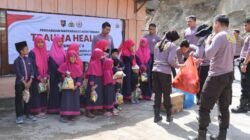 STIK 83 dan Polres Aceh Tengah Tebar Senyum untuk Warga Terdampak dan Anak Panti Asuhan