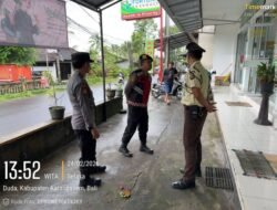 Polsek Selat Gelar Patroli, untuk Jaga Keamanan Wilayah Hukumnya