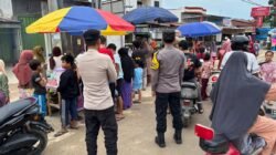 Polsek Langgam Amankan Pasar Tumpah Selama Ramadan 1447 H, Cegah Kejahatan dan Gangguan Kamtibmas