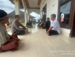 Pererat Sinergi Polsek Karangasem  Safari Kamtibmas Ramadhan, Kunjungi Tokoh Agama Banjar Dinas Pesisir Ujung, Desa Tumbu, Kec. Karangasem, Kab. Karangasem