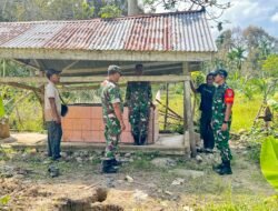 Dansatgas TMMD Ke-127 Kodim 0111/Bireuen Tinjau Langsung Titik Pembuatan Sumur Bor di Desa Jeumpa Sikureng