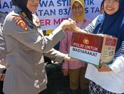 Mahasiswa STIK-PTIK Lemdiklat Polri Salurkan Bantuan Sosial Kapolri di Desa Setie, Sambut Bulan Suci Ramadhan