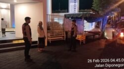 Sat Samapta Polres Karangasem Gelar Patroli Sahur, Berikan Pengamanan saat Masyarakat Menjalankan Ibadah Puasa