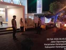 Sat Samapta Polres Karangasem Gelar Patroli Sahur, Berikan Pengamanan saat Masyarakat Menjalankan Ibadah Puasa
