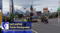Wujudkan Ketertiban dan  Kelancaran Arus Lalalulintas,  Personil Sat Lantas Laksanakan Gatur Lalin Pagi di Ktl 1 Subagan
