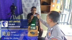Tedun Banjar Polres Karangasem Berikan Pelayanan Prima Kepada Masyarakat, Melalui Layanan SIM dan SAMSAT Keliling