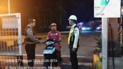 Patroli Dialogis Sat Samapta di Obvitnas IT Pertamina Manggis, Aktivitas Dermaga Berjalan Aman dan Lancar