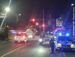 Atensi Beat 1, Unit Turjagwali Menyusuri Jalan Kesatrian, Diponogoro dan Kartini Melalui Blue Light Patroli Barcode