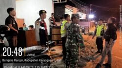 Sinergitas Tanpa Batas, Patroli Tiga Pilar Polsek Bebandem, Jaga Kondusifitas Wilayah di Malam Hari