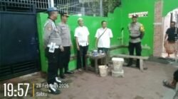 Personil Polsek Padangbai Berikan Rasakan Aman dan Nyaman,kepada Warga Saat Menjalankan Ibadah Sholat Tarawih di Bulan Suci Ramadan