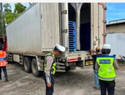 OKM 2026 : Ditlantas Polda Babel Gelar Ramp Check Kendaraan Di Pelabuhan Pangkalbalam