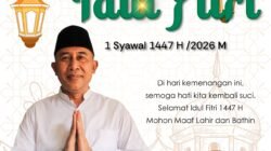 Kepala Kesbangpol Teguh Supriyanto dan jajaran nya Mengucapkan “Selamat Hari Raya Idul Fitri 1 Syawal 1447 Hijriyah / 2026 M