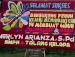 Misteri Sosok ‘Merlyn Arianza’ di Deretan Papan Bunga Kejari Banyuasin: Guru Siluman atau Strategi Cuci Tangan