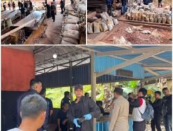 Polri Berhasil Bongkar Penambangan Ilegal dan Penyelundupan Pasir Timah ke Malaysia, 7 Tersangka Diamankan