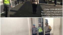 Piket Sipropam Polres Karangasem Laksanakan Pengecekan dan Pengawasan Serah Terima Piket Fungsi,  serta Periksa Kondisi Tahanan