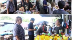 Pastikan Harga Bapokting Stabil, Satgas Saber Pangan Polda Bali Rutin Gelar Sidak Pasar